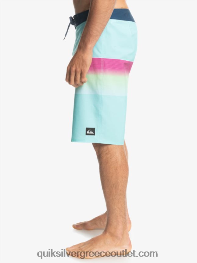 πλάκα surfsilk 21 boardshort Quiksilver άνδρες 66LP841410 μπλε άγγελος