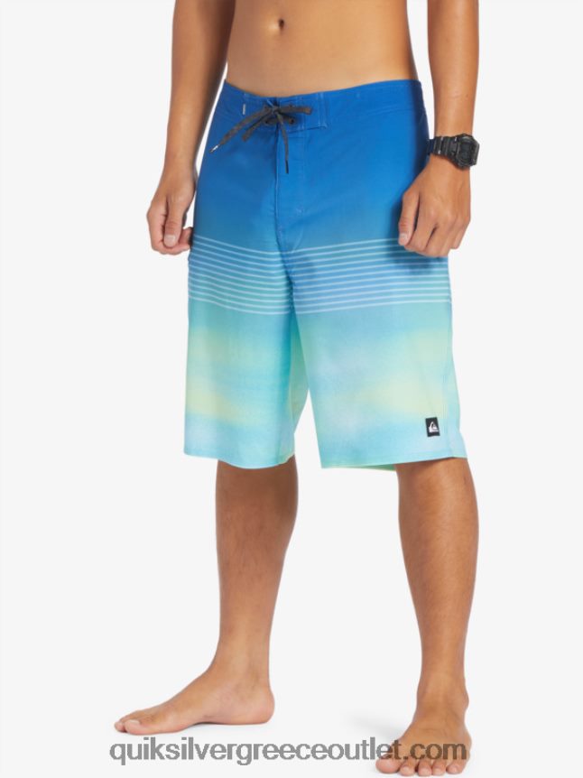 πλάκα surfsilk 21 boardshort Quiksilver άνδρες 66LP84452 ποτάμι μπλε