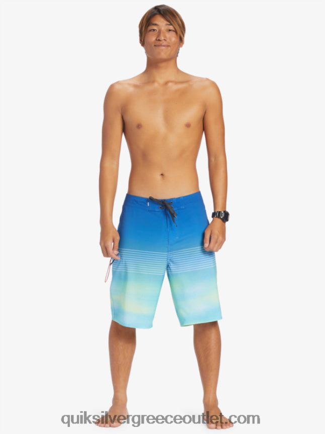 πλάκα surfsilk 21 boardshort Quiksilver άνδρες 66LP84452 ποτάμι μπλε