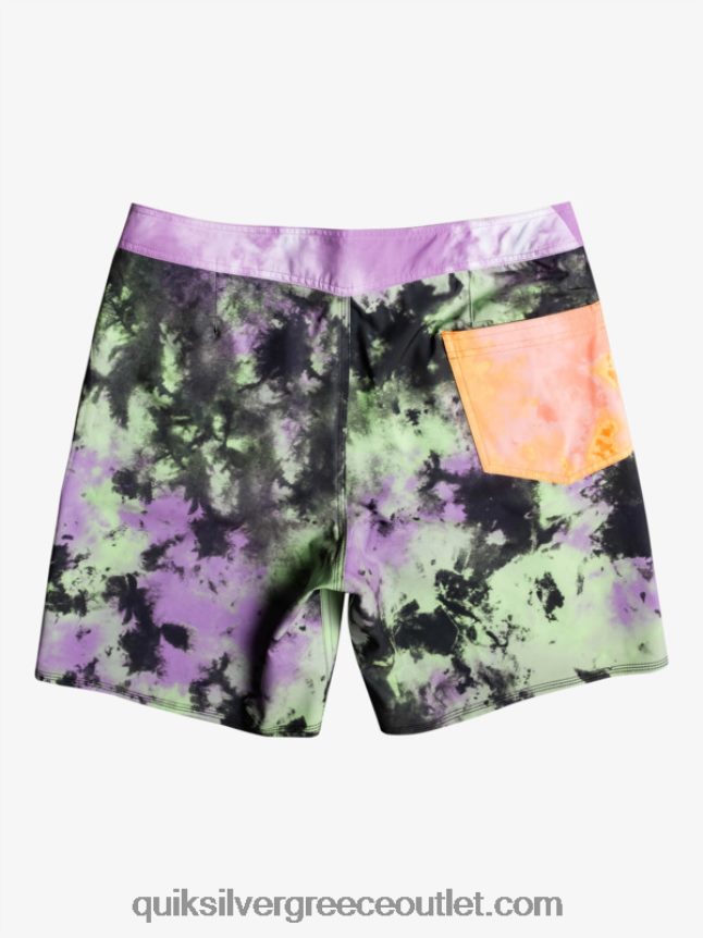 surfsilk acid wash 18 boardshorts Quiksilver άνδρες 66LP841745 νεφρίτης ασβέστης