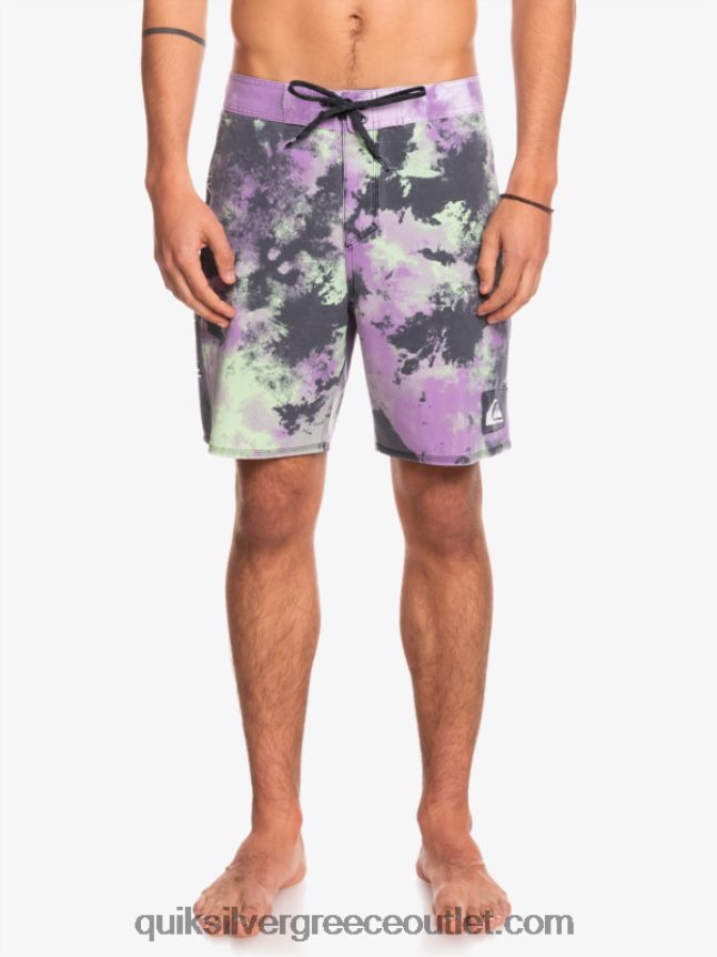 surfsilk acid wash 18 boardshorts Quiksilver άνδρες 66LP841745 νεφρίτης ασβέστης
