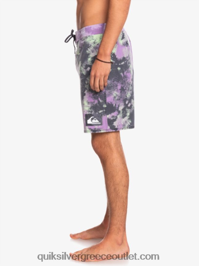 surfsilk acid wash 18 boardshorts Quiksilver άνδρες 66LP841745 νεφρίτης ασβέστης