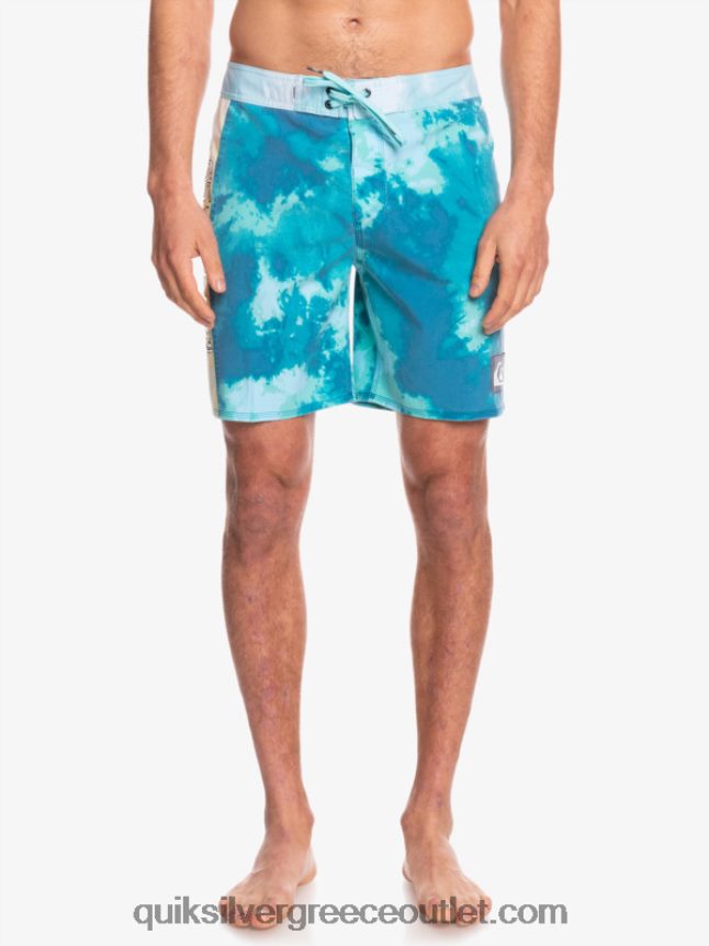 surfsilk acid wash 18 boardshorts Quiksilver άνδρες 66LP841746 λιμάνι