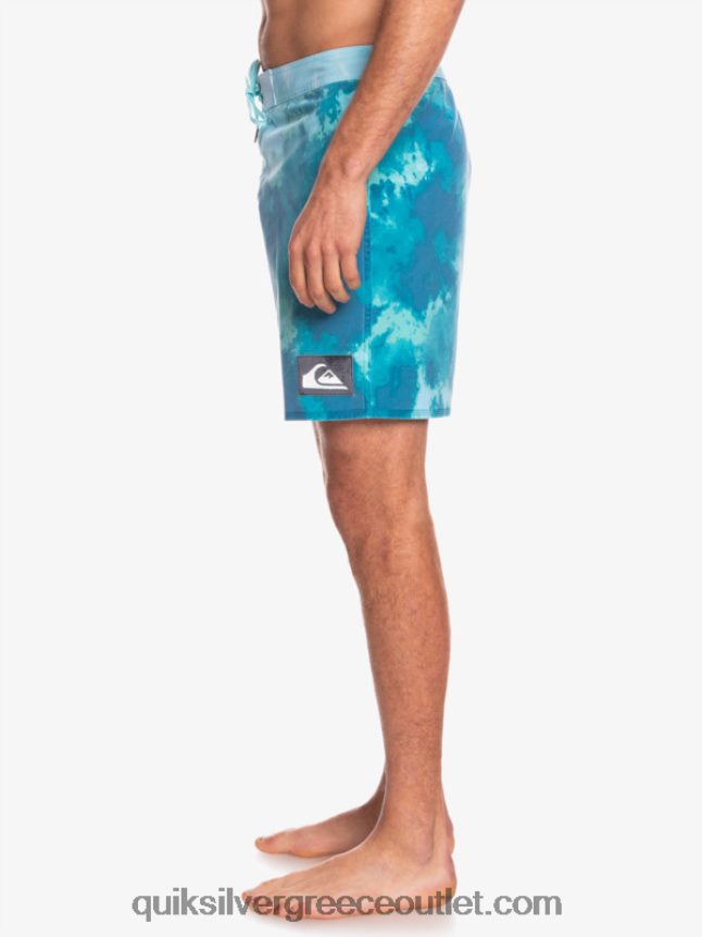 surfsilk acid wash 18 boardshorts Quiksilver άνδρες 66LP841746 λιμάνι