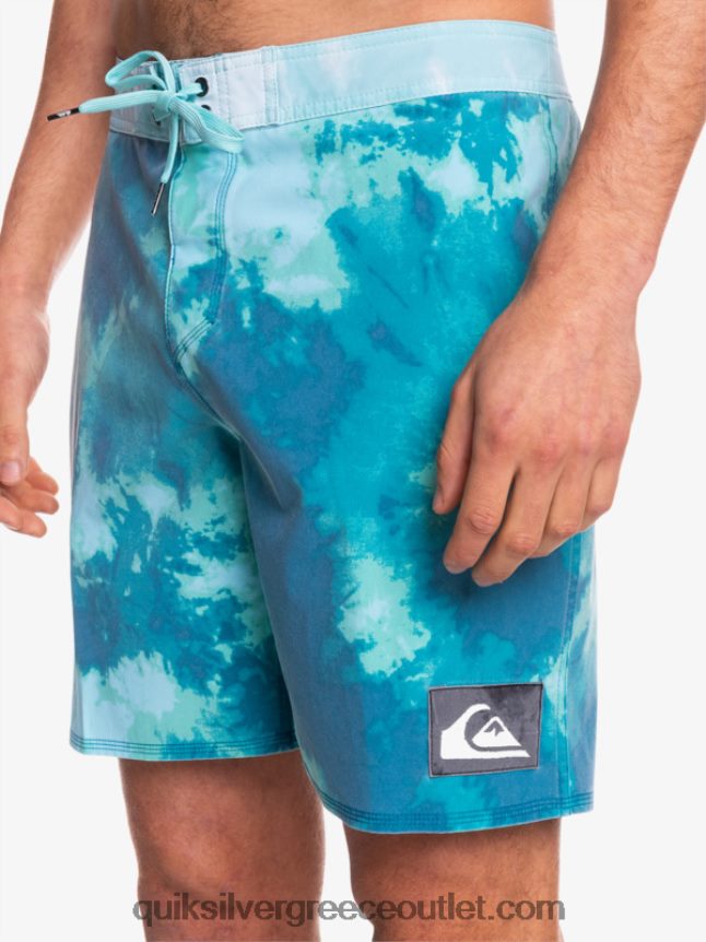 surfsilk acid wash 18 boardshorts Quiksilver άνδρες 66LP841746 λιμάνι