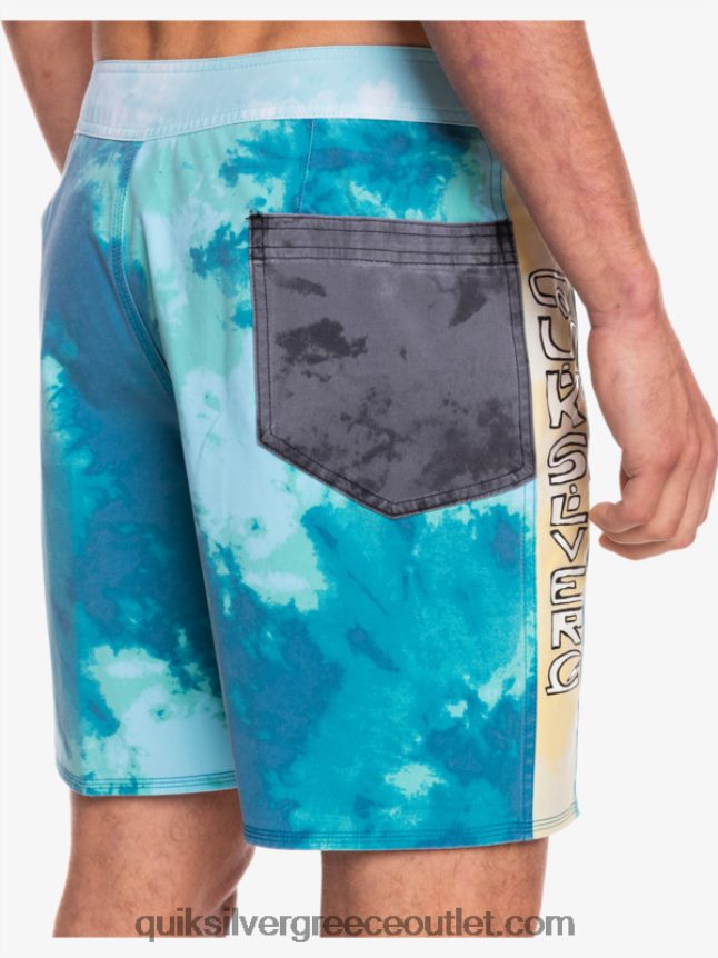 surfsilk acid wash 18 boardshorts Quiksilver άνδρες 66LP841746 λιμάνι