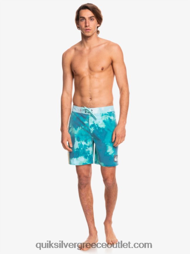surfsilk acid wash 18 boardshorts Quiksilver άνδρες 66LP841746 λιμάνι