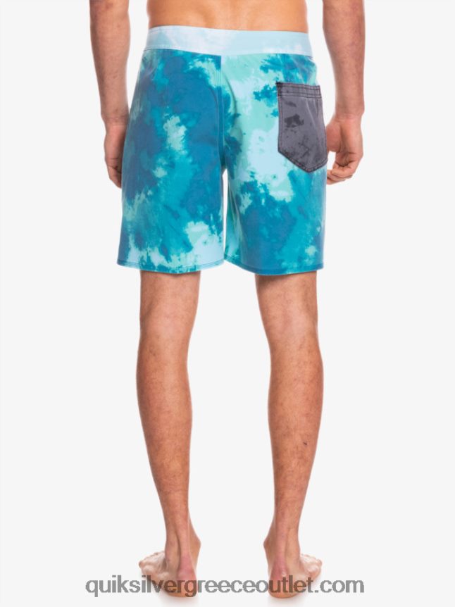 surfsilk acid wash 18 boardshorts Quiksilver άνδρες 66LP841746 λιμάνι