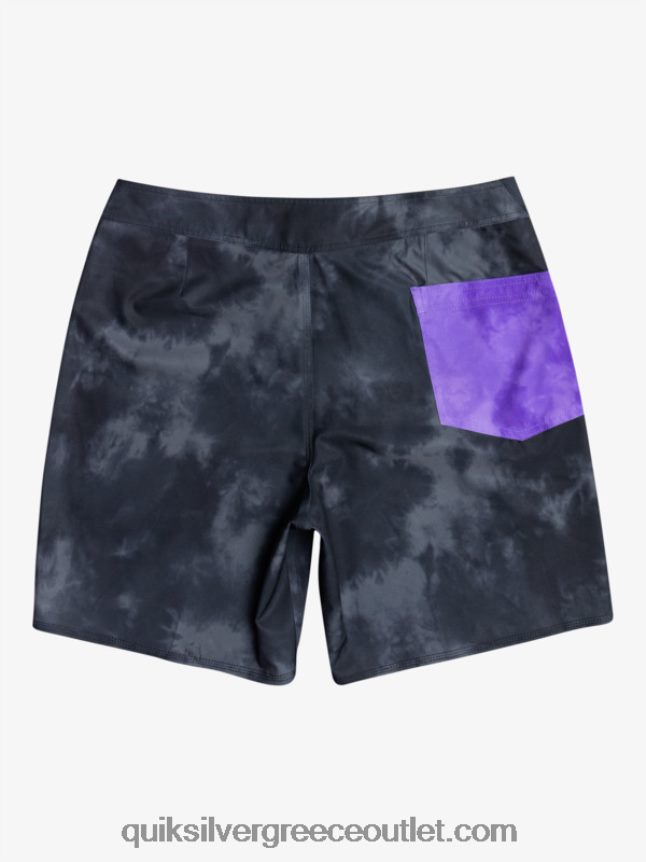 surfsilk acid wash 18 boardshorts Quiksilver άνδρες 66LP841747 μαύρος