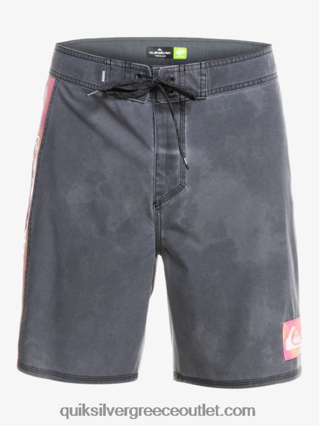 surfsilk acid wash 18 boardshorts Quiksilver άνδρες 66LP841747 μαύρος