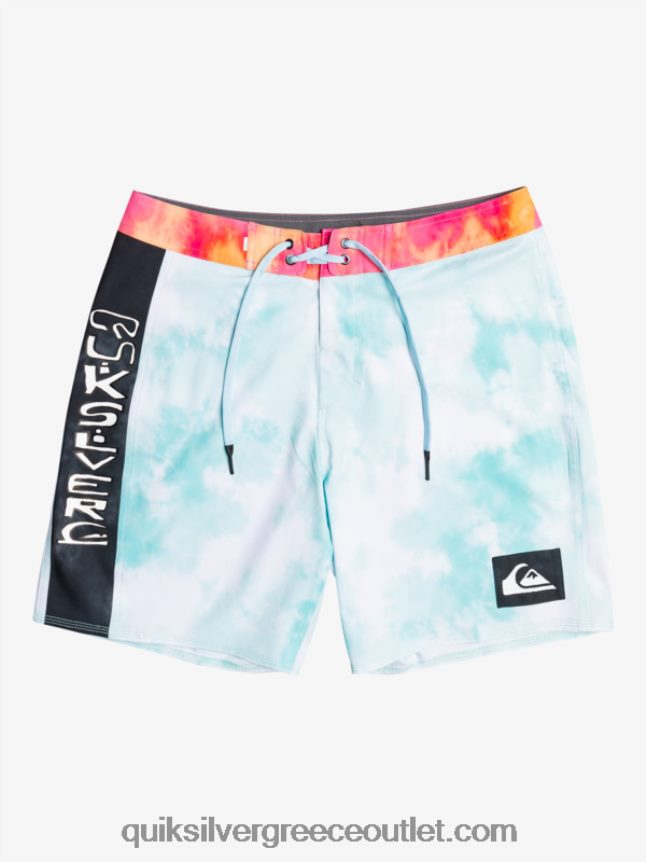 surfsilk acid wash 18 boardshorts Quiksilver άνδρες 66LP841748 μπλε άγγελος