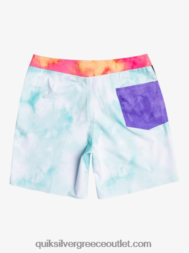 surfsilk acid wash 18 boardshorts Quiksilver άνδρες 66LP841748 μπλε άγγελος
