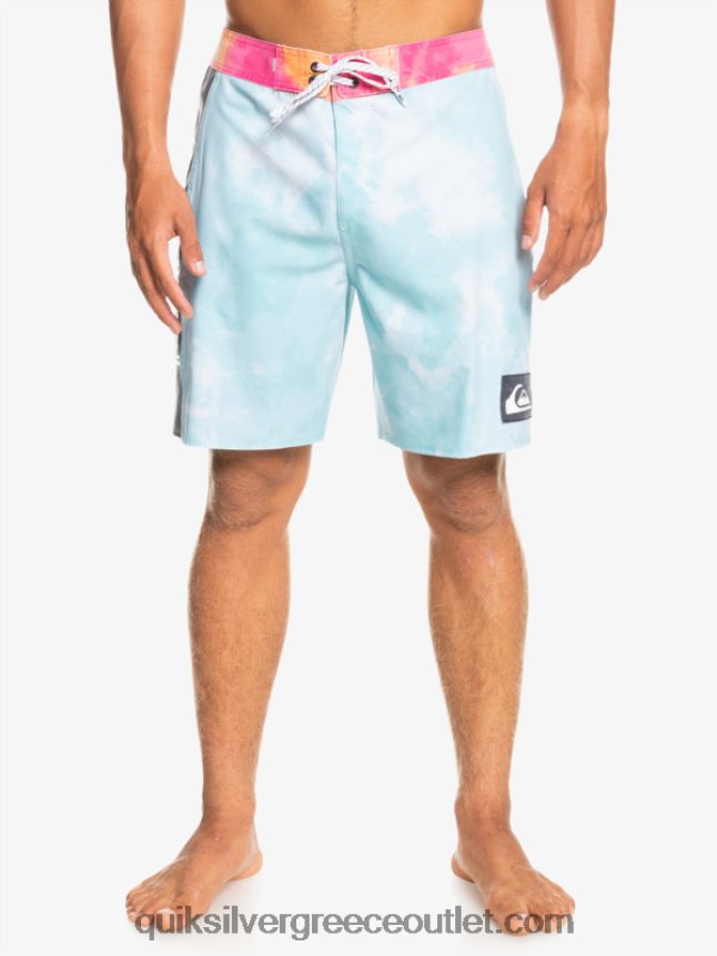 surfsilk acid wash 18 boardshorts Quiksilver άνδρες 66LP841748 μπλε άγγελος