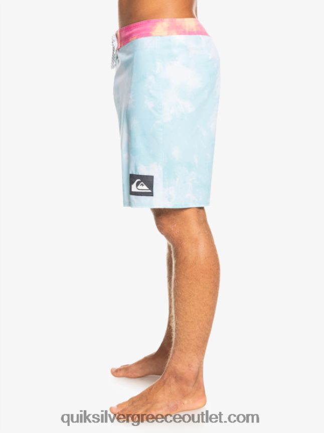 surfsilk acid wash 18 boardshorts Quiksilver άνδρες 66LP841748 μπλε άγγελος