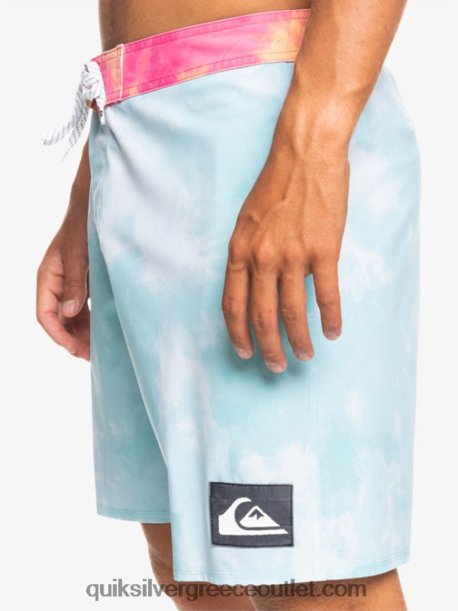 surfsilk acid wash 18 boardshorts Quiksilver άνδρες 66LP841748 μπλε άγγελος