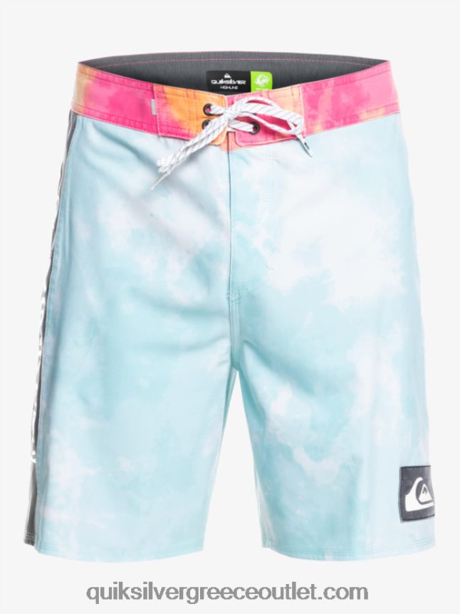surfsilk acid wash 18 boardshorts Quiksilver άνδρες 66LP841748 μπλε άγγελος