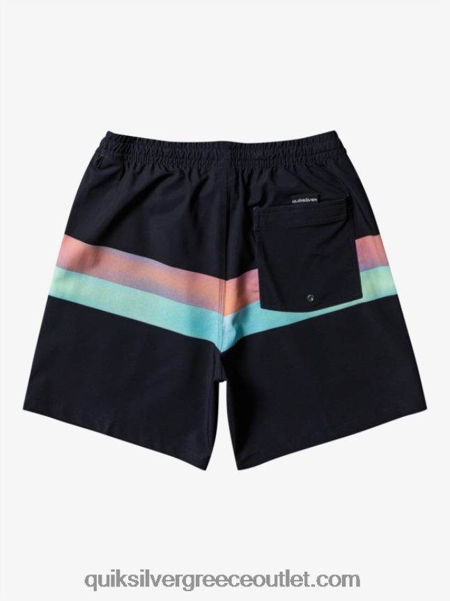 surfsilk air-brush 17 volley Quiksilver άνδρες 66LP84654 μαύρος