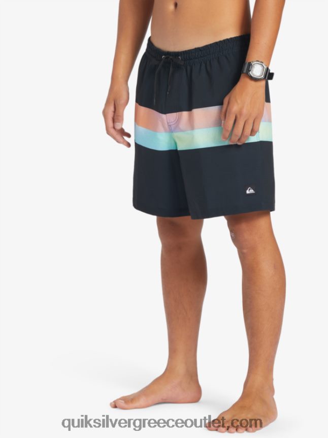 surfsilk air-brush 17 volley Quiksilver άνδρες 66LP84654 μαύρος