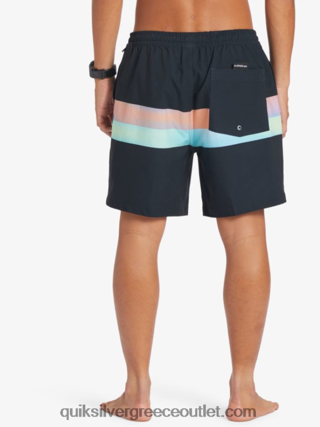 surfsilk air-brush 17 volley Quiksilver άνδρες 66LP84654 μαύρος