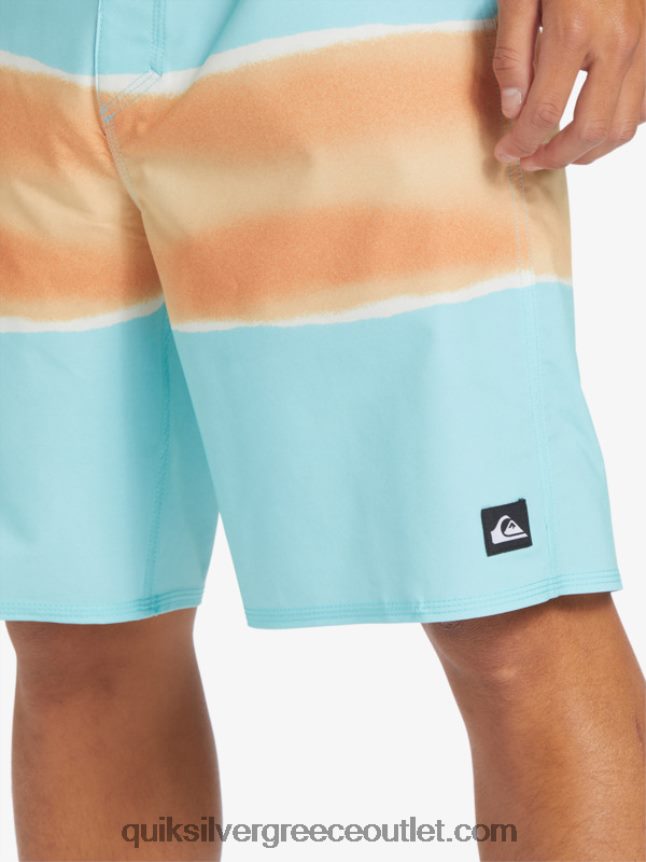surfsilk air brush 19 boardshort Quiksilver άνδρες 66LP84644 μπλε άγγελος