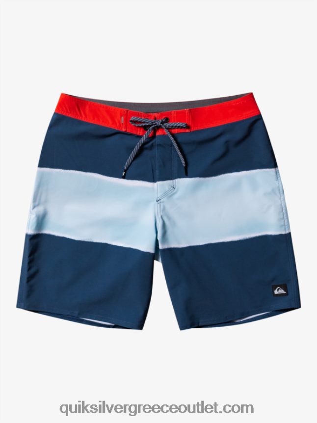 surfsilk air brush 19 boardshort Quiksilver άνδρες 66LP84645 μεσάνυχτα ναυτικό