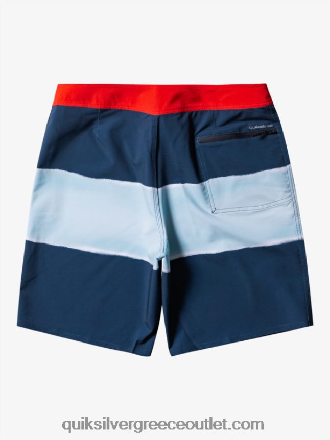 surfsilk air brush 19 boardshort Quiksilver άνδρες 66LP84645 μεσάνυχτα ναυτικό