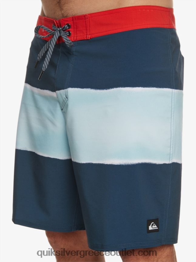 surfsilk air brush 19 boardshort Quiksilver άνδρες 66LP84645 μεσάνυχτα ναυτικό