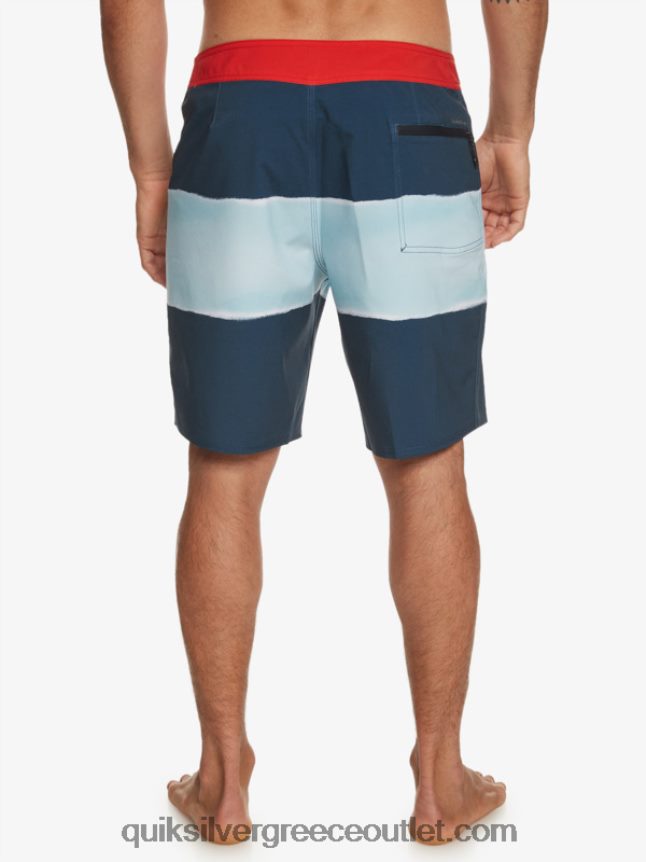 surfsilk air brush 19 boardshort Quiksilver άνδρες 66LP84645 μεσάνυχτα ναυτικό