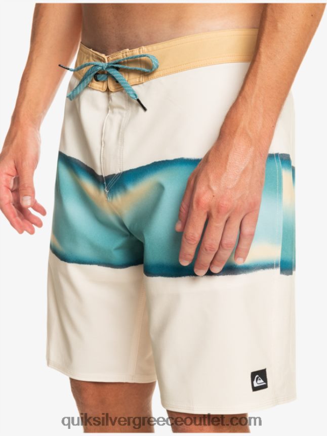 surfsilk air brush 19 boardshort Quiksilver άνδρες 66LP84646 σημύδα