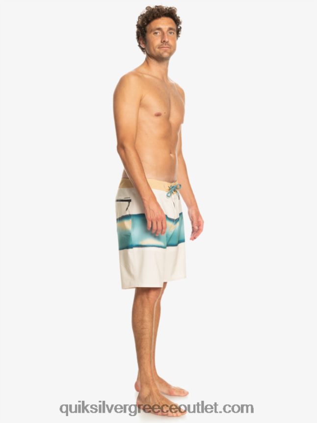 surfsilk air brush 19 boardshort Quiksilver άνδρες 66LP84646 σημύδα