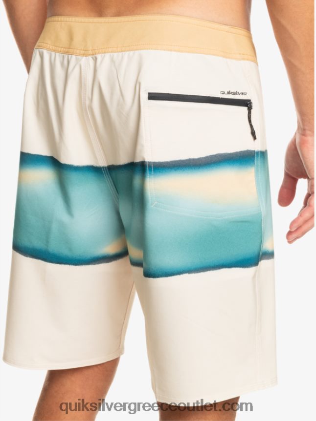 surfsilk air brush 19 boardshort Quiksilver άνδρες 66LP84646 σημύδα
