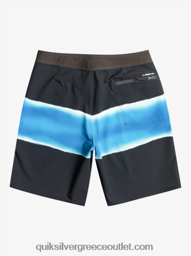surfsilk air brush 19 boardshort Quiksilver άνδρες 66LP84647 μαύρος