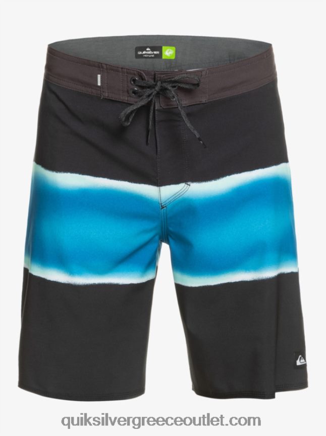 surfsilk air brush 19 boardshort Quiksilver άνδρες 66LP84647 μαύρος