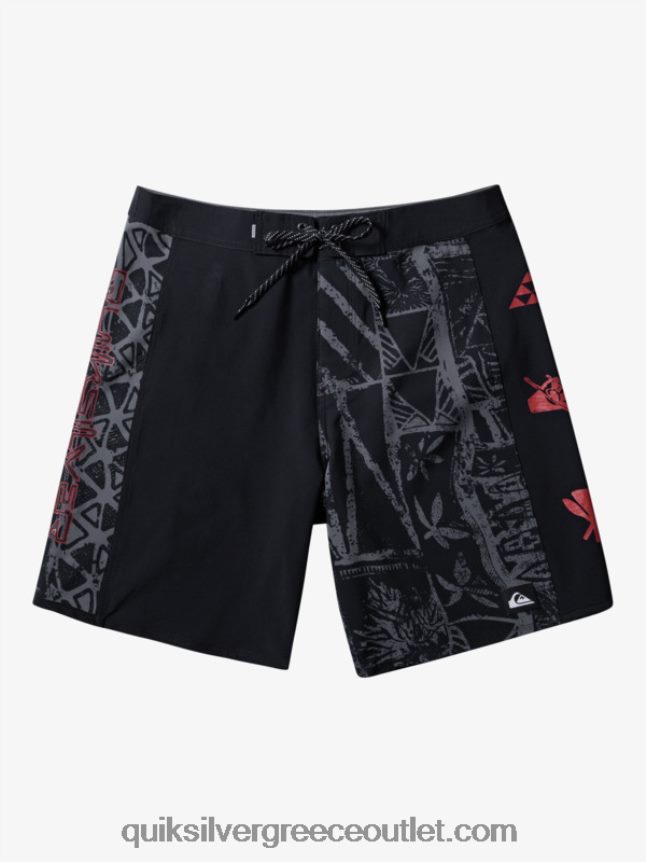 surfsilk arch hawaii 19 boardshort Quiksilver άνδρες 66LP84637 μαύρος