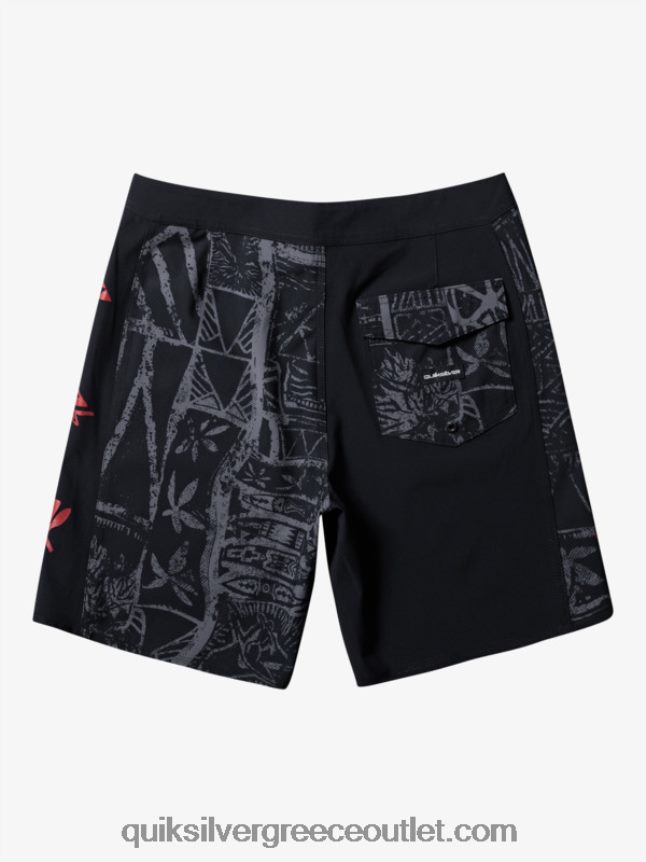 surfsilk arch hawaii 19 boardshort Quiksilver άνδρες 66LP84637 μαύρος