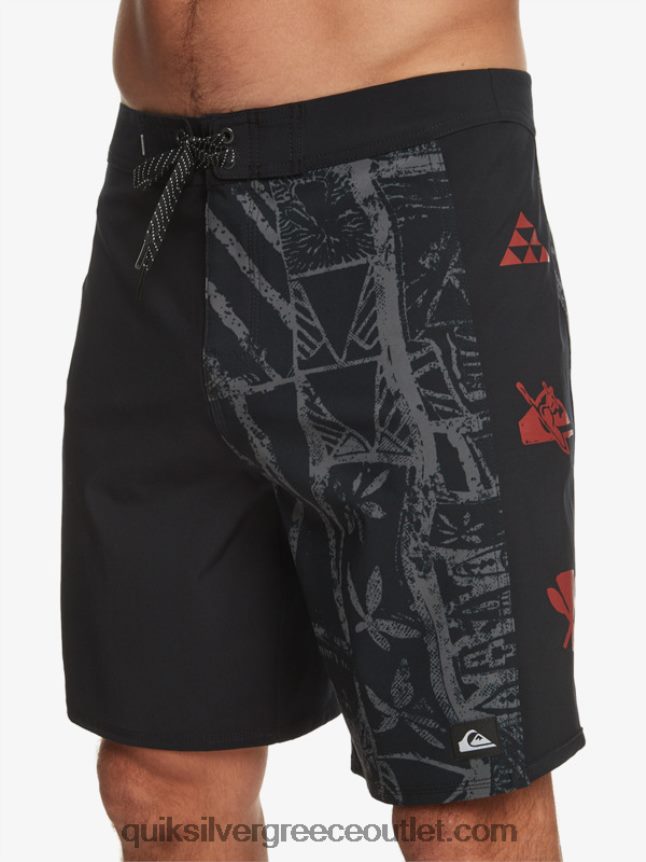 surfsilk arch hawaii 19 boardshort Quiksilver άνδρες 66LP84637 μαύρος