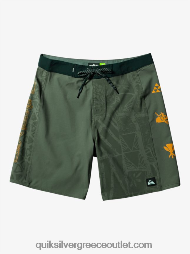 surfsilk arch hawaii 19 boardshort Quiksilver άνδρες 66LP84638 θυμάρι
