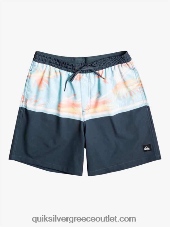 surfsilk division 17 volley Quiksilver άνδρες 66LP841636 μεσάνυχτα ναυτικό