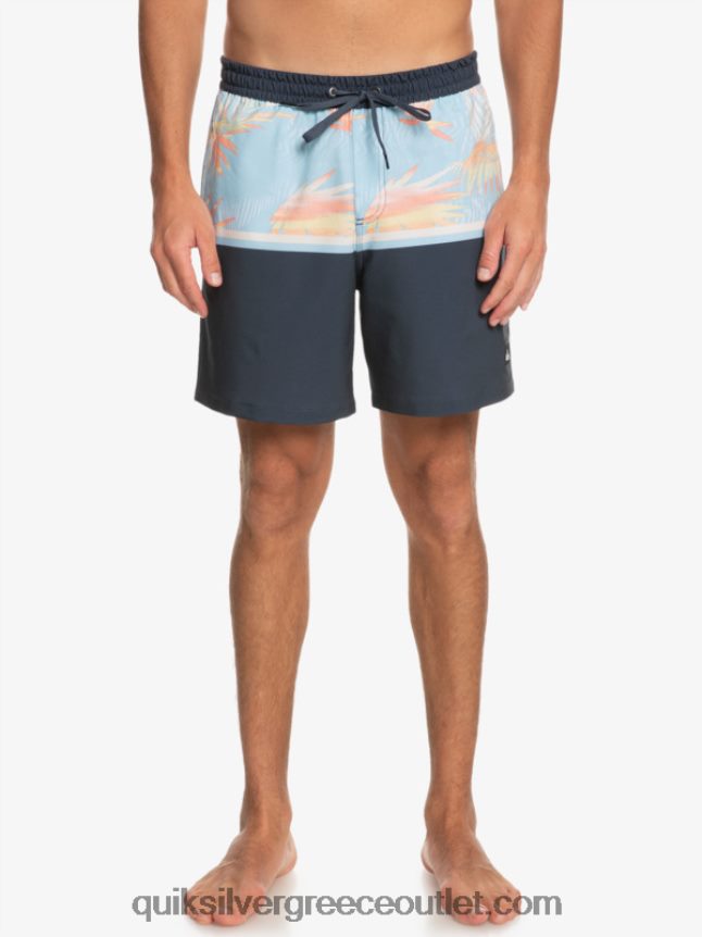 surfsilk division 17 volley Quiksilver άνδρες 66LP841636 μεσάνυχτα ναυτικό