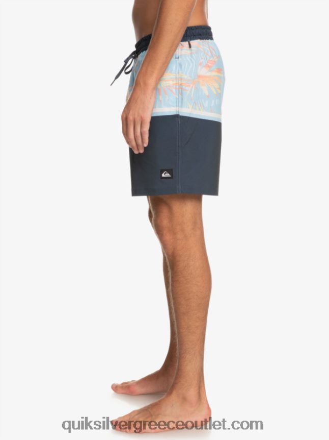 surfsilk division 17 volley Quiksilver άνδρες 66LP841636 μεσάνυχτα ναυτικό