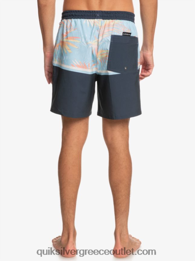 surfsilk division 17 volley Quiksilver άνδρες 66LP841636 μεσάνυχτα ναυτικό