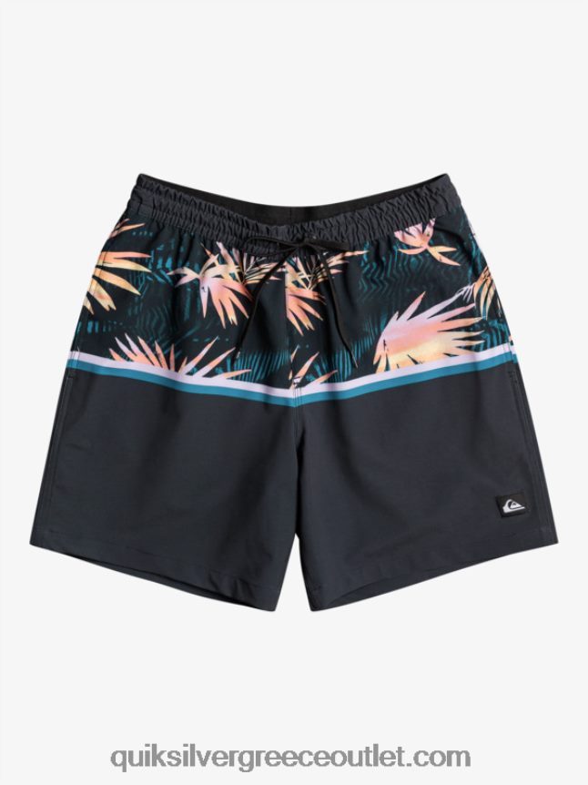 surfsilk division 17 volley Quiksilver άνδρες 66LP841637 μαύρος