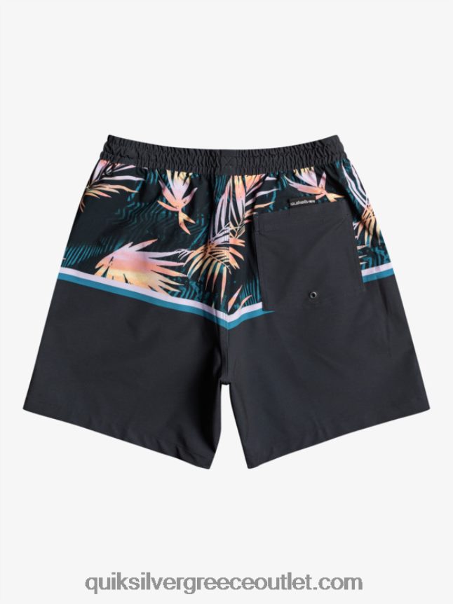 surfsilk division 17 volley Quiksilver άνδρες 66LP841637 μαύρος