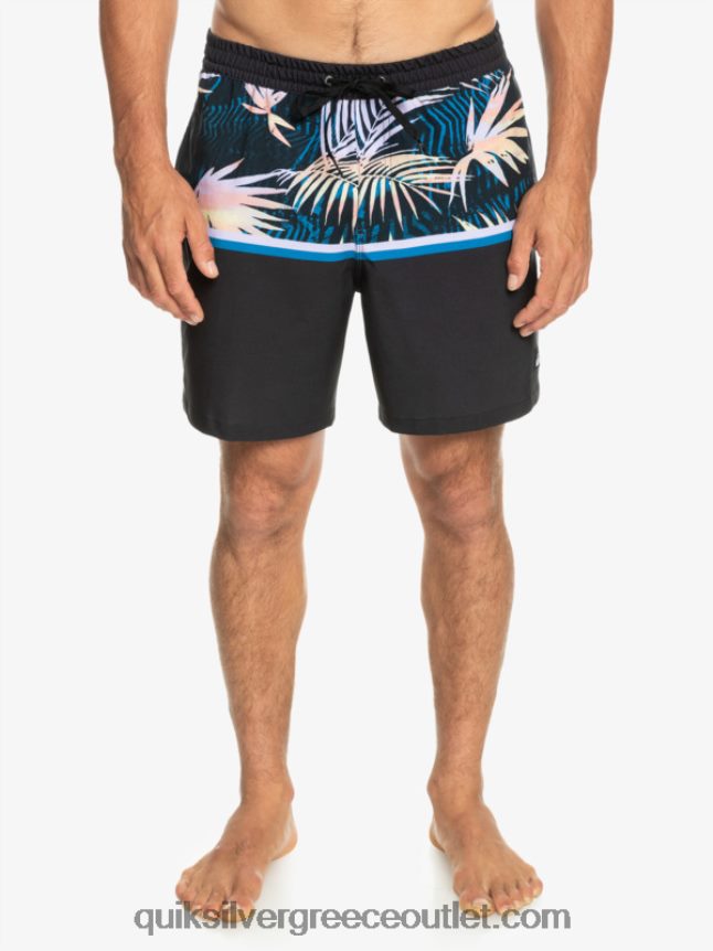 surfsilk division 17 volley Quiksilver άνδρες 66LP841637 μαύρος