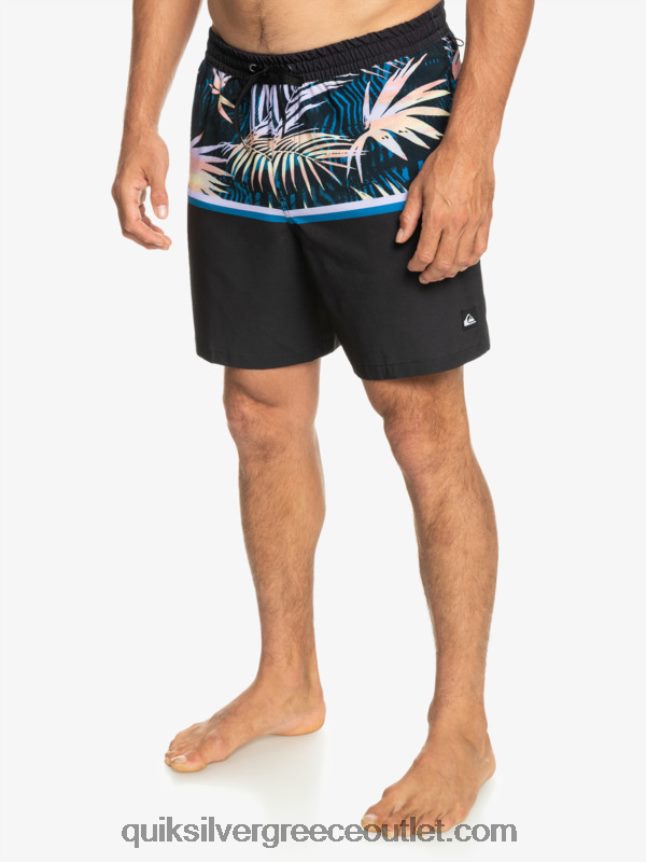 surfsilk division 17 volley Quiksilver άνδρες 66LP841637 μαύρος