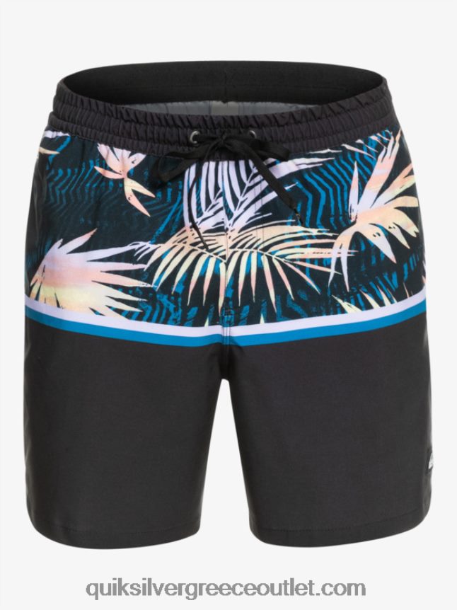 surfsilk division 17 volley Quiksilver άνδρες 66LP841637 μαύρος