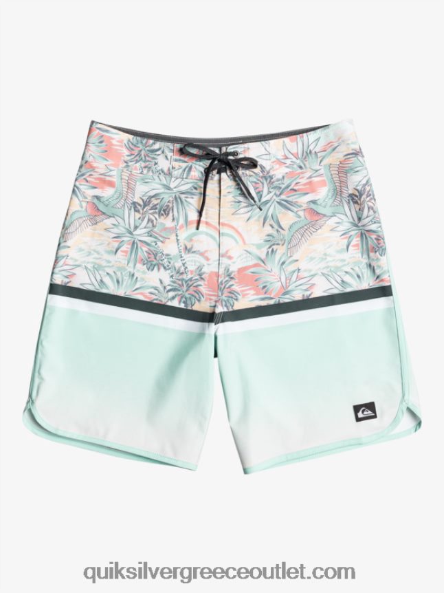 surfsilk division scallop 19 boardshorts Quiksilver άνδρες 66LP841396 μπλε του ουρανού