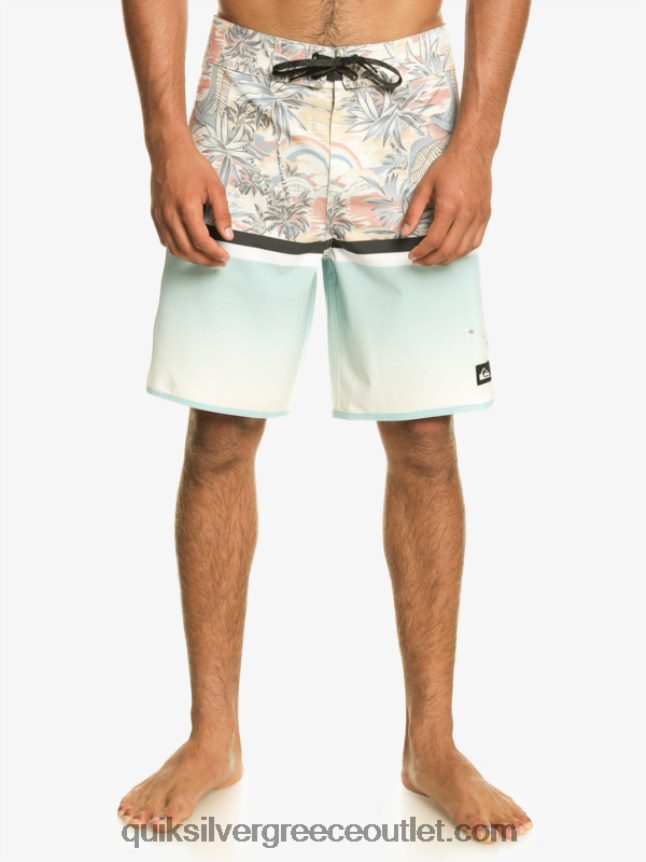 surfsilk division scallop 19 boardshorts Quiksilver άνδρες 66LP841396 μπλε του ουρανού