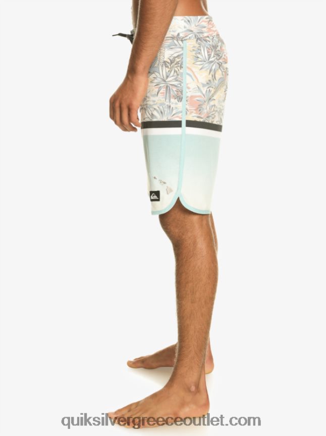 surfsilk division scallop 19 boardshorts Quiksilver άνδρες 66LP841396 μπλε του ουρανού