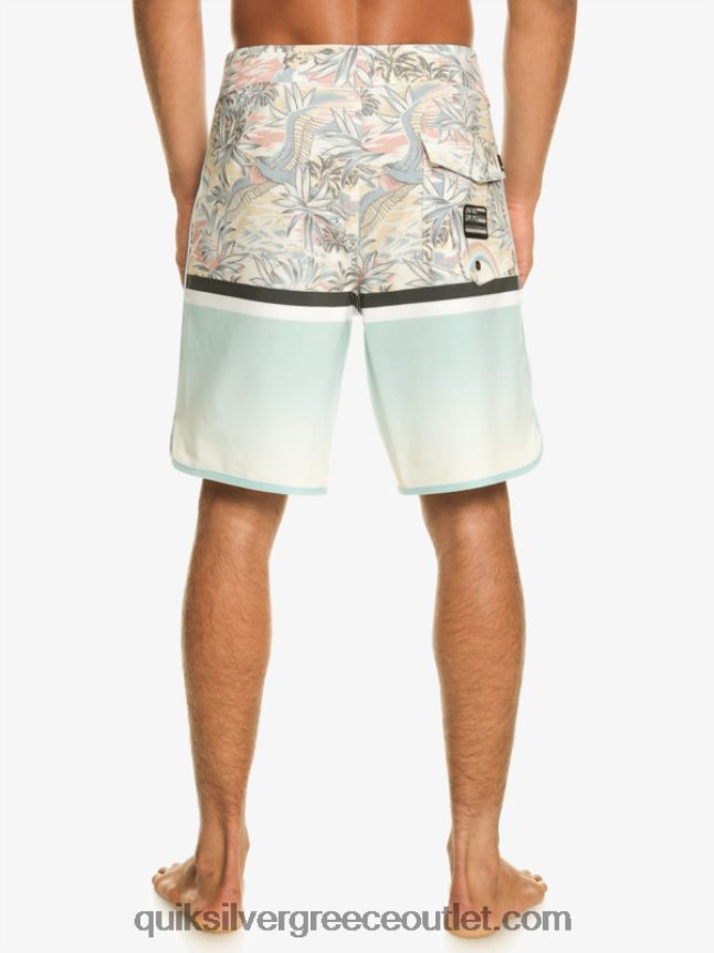 surfsilk division scallop 19 boardshorts Quiksilver άνδρες 66LP841396 μπλε του ουρανού